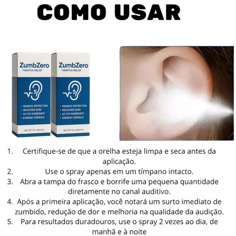 ZumbZero® Elimina o Zumbido! – Compre 2 e Leve 3 Hoje!