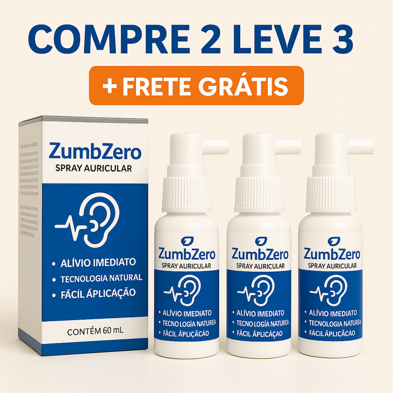 ZumbZero® Elimina o Zumbido! – Compre 2 e Leve 3 Hoje!